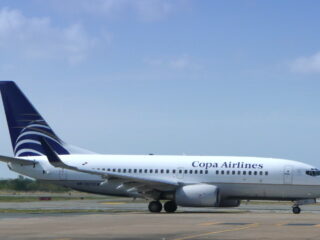 Copa Airlines Boeing 737 aircraft at Punta Cana International Airport